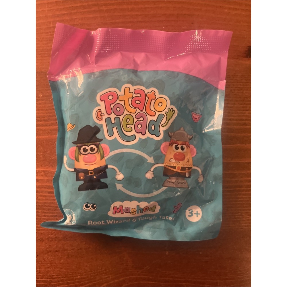 2025‎ Wendy's Potato Head Mashed Root Wizard & Tough Tater Meal Toy NIB